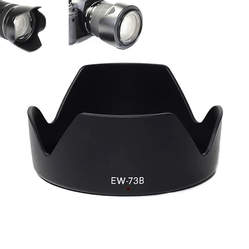

Lens Hood replace EW-73B for Canon lens EF-S 18-135mm F/3.5-5.6 IS / 17-85mm F/4-5.6 IS USM / Fujifilm S205 S100 S200 EW73B
