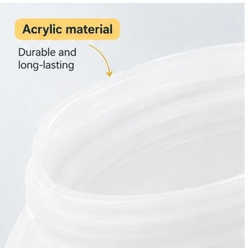 Acrylic Globe Lamp Shade for Outdoor Wall Lamp, Porch Post Light Cover, Modern Round Ceiling Lampshade