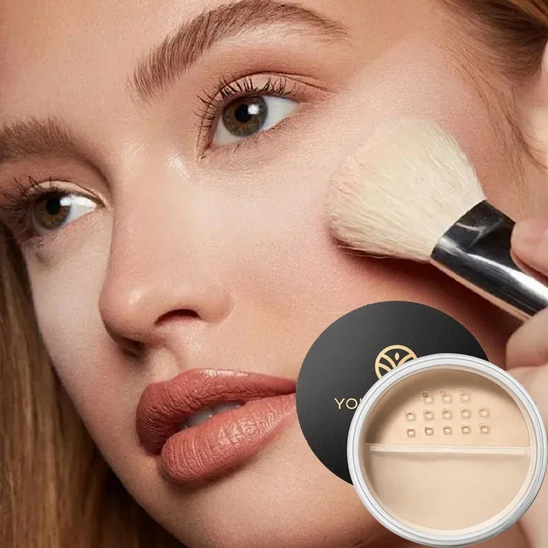 Blijvende Olie-Controle Matte Losse Poeder Waterdichte Gezichtssetting Poeder Onzichtbare Poriën Matte Doorschijnende Koreaanse Make-Up Cosmetica