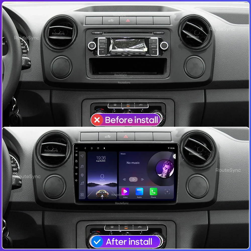 Car Multimedia Player For Volkswagen VW Amarok 2010 - 2016 Android 16 Radio Carplay Auto 2din GPS Navigation Stereo Video DSP 4G