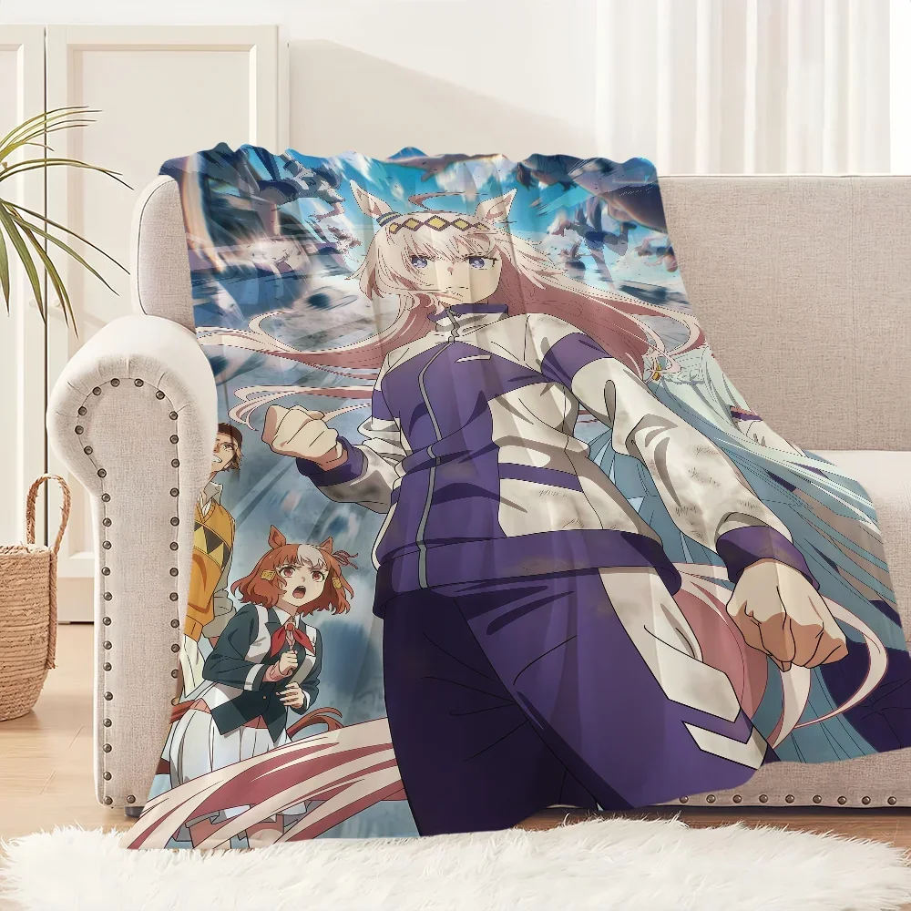 

Anime Uma Musume Cinderella GrayS Throw Blanket Soft Plush for Living Room Office Bedroom Perfect Home Gift for Kids Adults