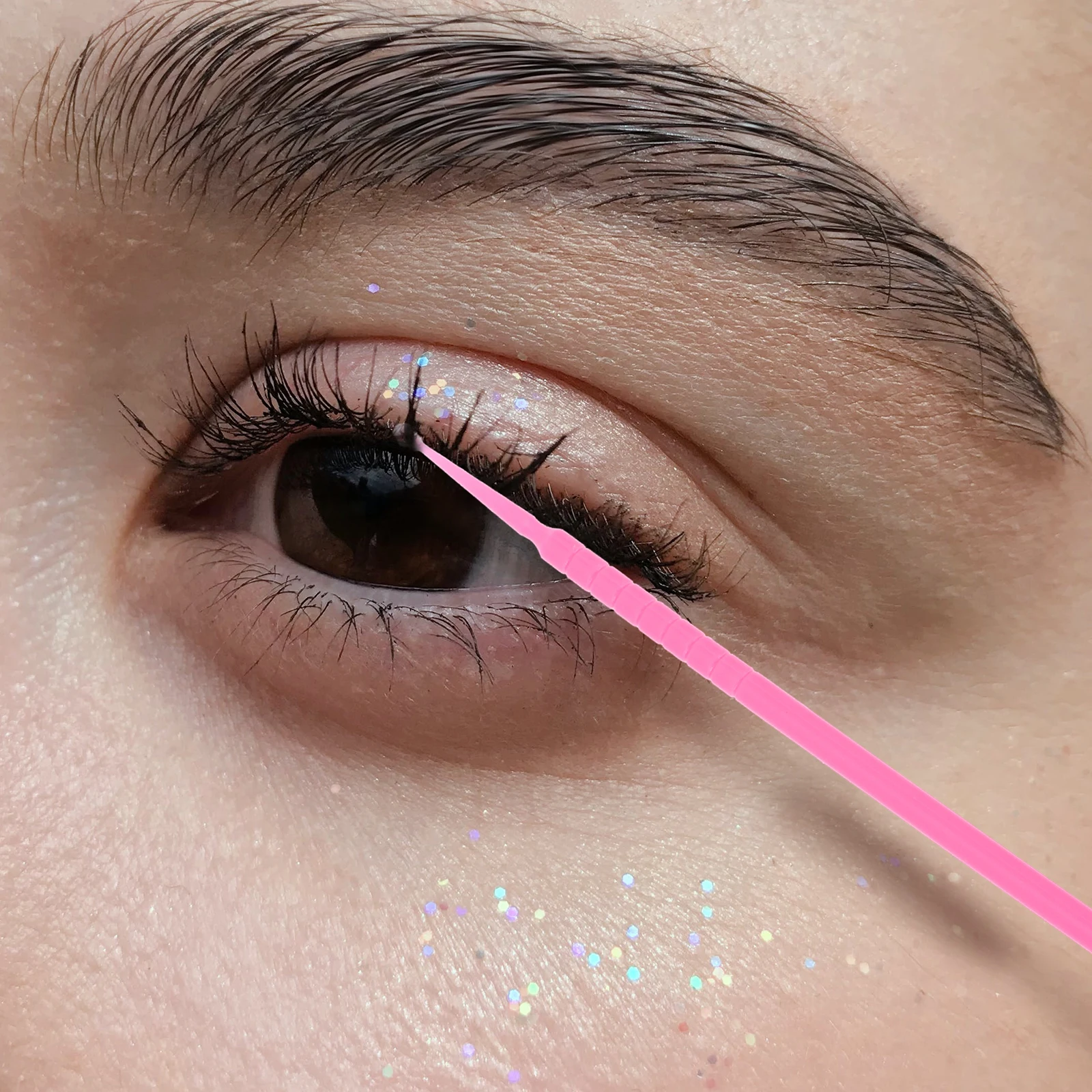 

600pcs Simple Eyelash Grafting Tools Eyelash Cleaning Sticks Home Use Beauty Brush Tool Comfortable Touch