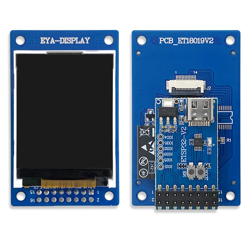 Imagem -06 - Tela Lcd Dispositivo Eletrônico Módulo Inteligente Tela de Exibição Suporta Wifi Bluetooth Tipo-c Power 1.8 Tft Esp32