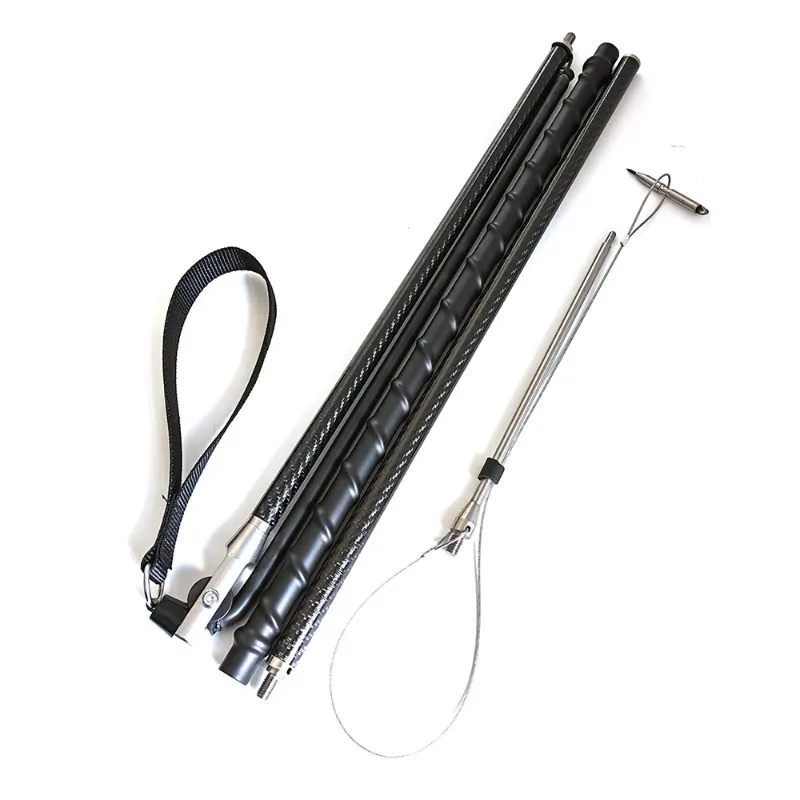 

New Carbon Fiber Fishing Spear with 304 Stainless Steel Components, Diving Fishing Tool, Manual Fishing Spear with Split Tip