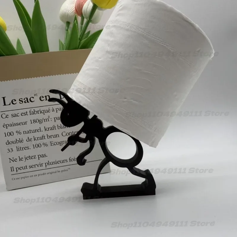 

Creative 3D printed ant shaped bathroom tissue holder cute and simple animal tissue holder toilet roll paper holder