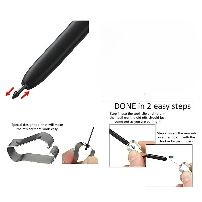 Für Samsung Galaxy Note 20 / Note 20 Ultra Note10/Note10 Plus Stylus Pen Touch S Pen ohne Bluetooth + Spitzen/Nibs – Detail 18