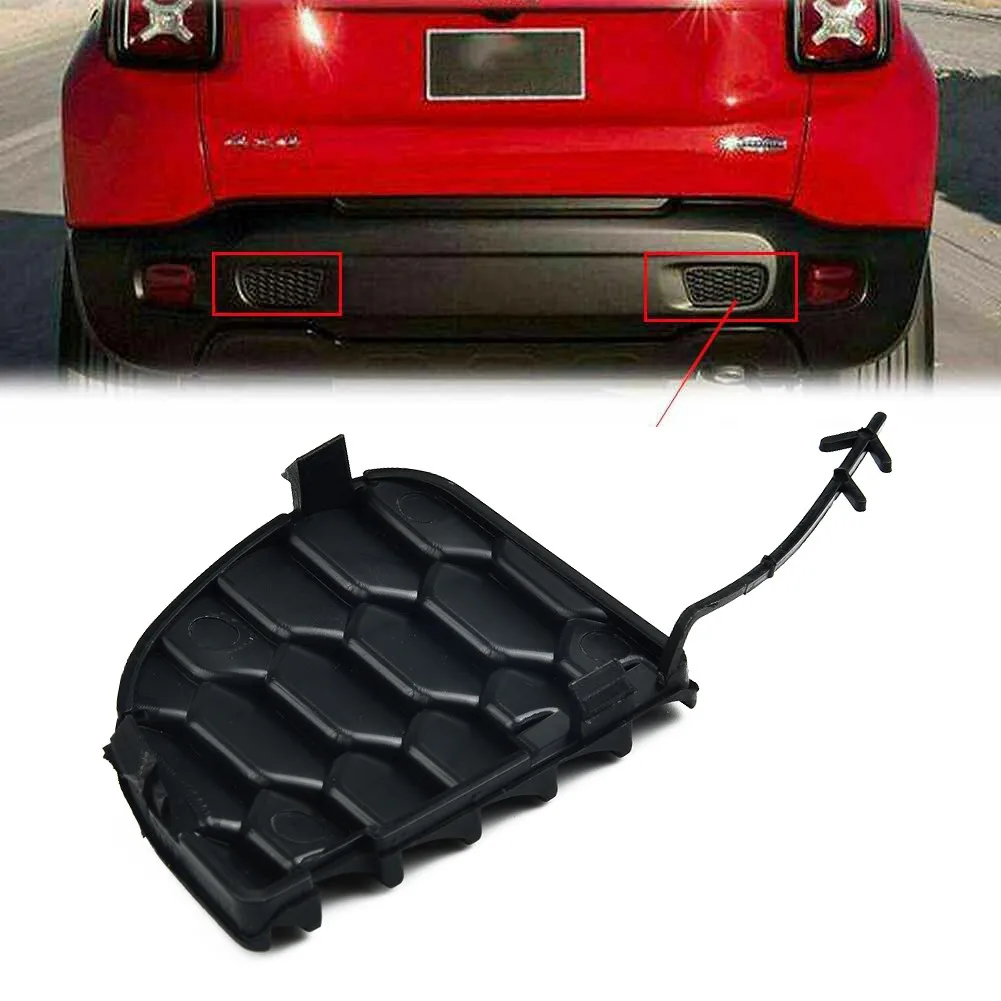 Rear Bumper Trailer Hook Cover Rear Bumper Towing-Hook Cover For Jeep For Renegade 2015-2019 5VW91LXHAA Accessories For Vehicles