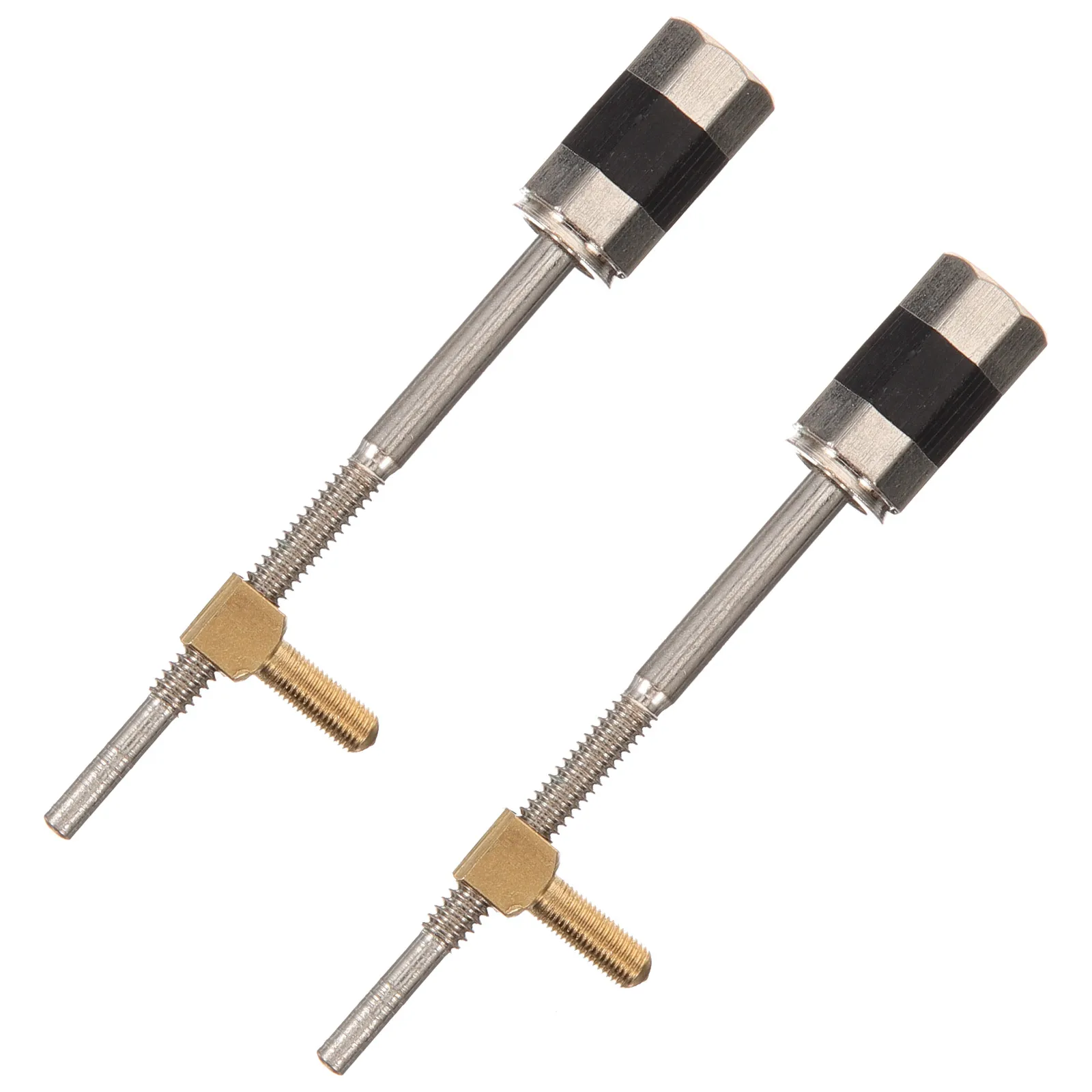 

2Pcs Violin Bow Frog Screw 4/4 3/4 White Copper Replacement Parts for Violin Accessories Durable Smooth Practical