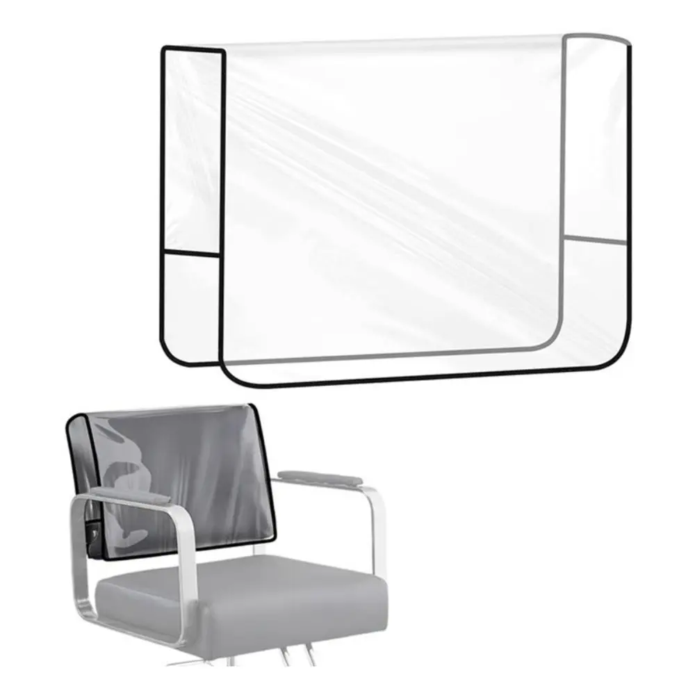 Universal Salon Chair Cover Waterproof Washable Hairdressing Chair Protectors Clear PVC Dustproof Barber Chair Covers Spa Chairs