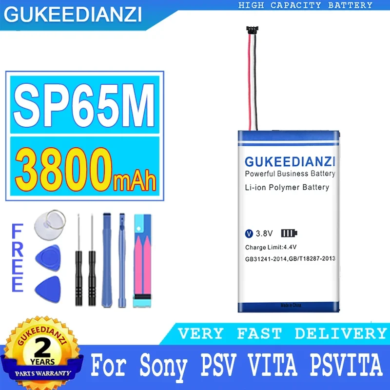 

3800mAh High Capacity Mobile Phone Battery For Sony PSV VITA PSVITA 1000 PSV1000 SP65M PCH-100 Smartphon Batteries