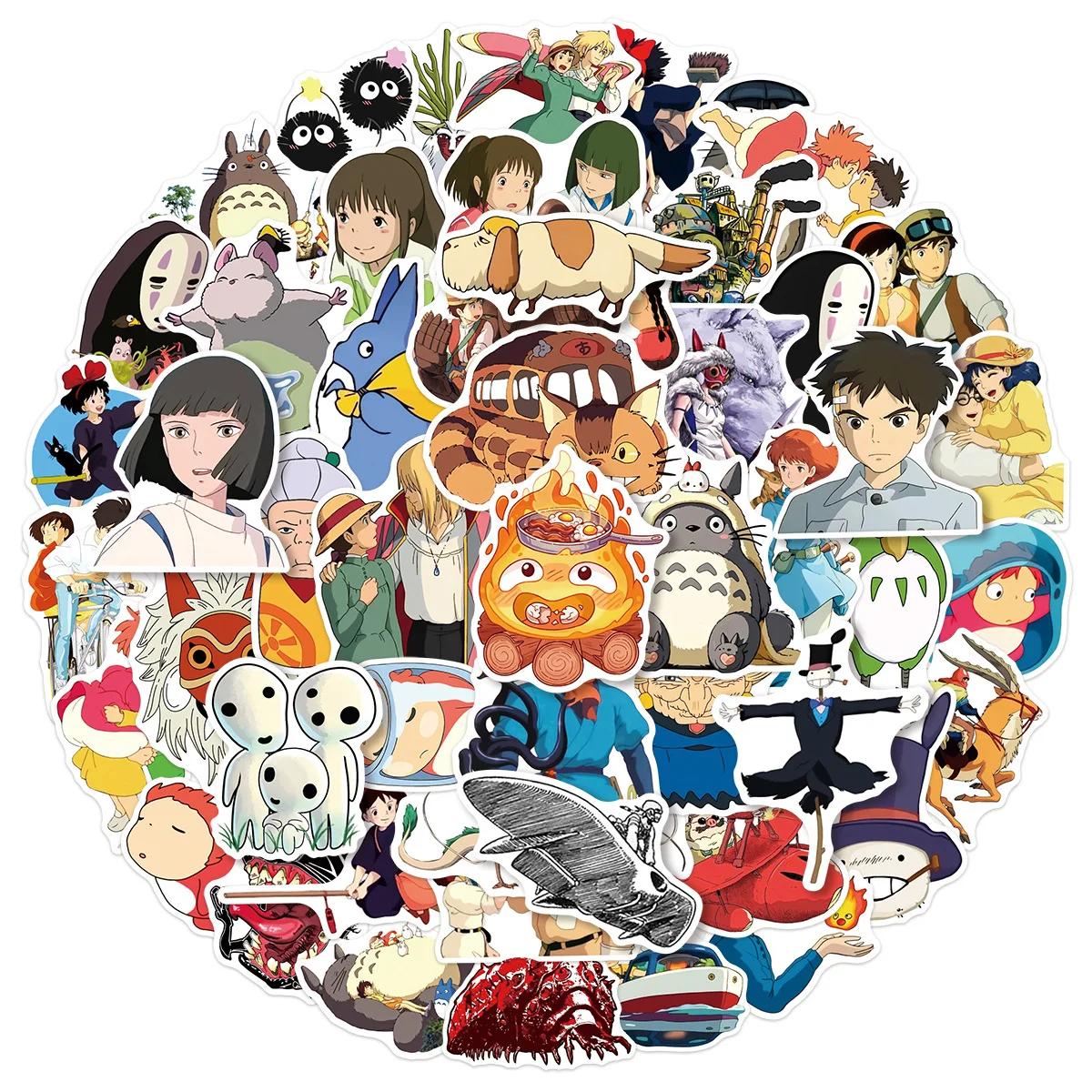 50-100 Stück Cartoon Anime Sammel-Graffiti-Aufkleber Wasserfeste Aufkleber für Wasserflaschen Gepäck Laptop Helm