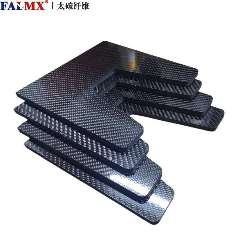 Servicio de Mecanizado CNC Personalizado para Corte de Láminas de Fibra de Carbono, Material de Fibra de Carbono, Servicio de Precisión para Paneles Compuestos Industriales