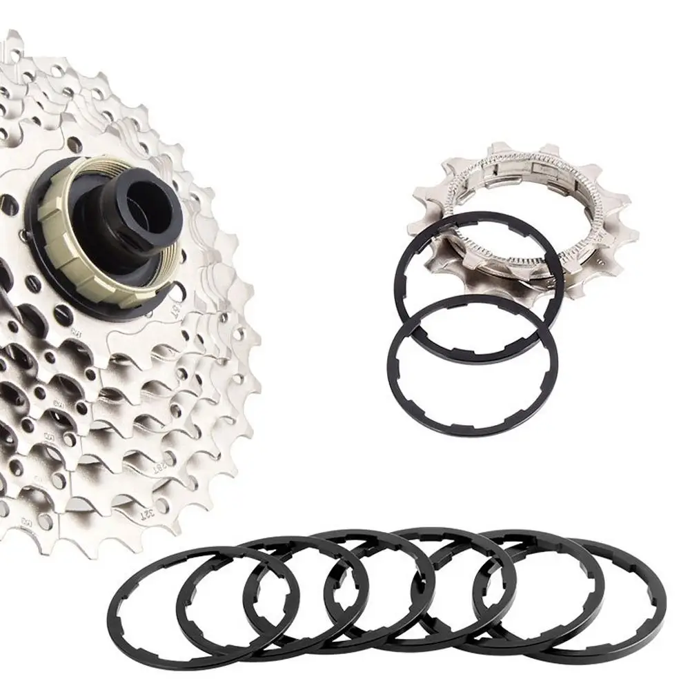 Bracket Washer Gasket Front Rear Hub Cassette Spacer MTB Bottom Bracket Spacers Flywheel Cassette Gasket Bicycle Hub Washer