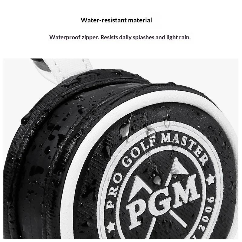 حقيبة جولف PGM حقيبة كرة صغيرة صغيرة مقاومة للماء حقيبة ملحقات تخزين محمولة، يمكن أن تحمل 3 كرات #3
