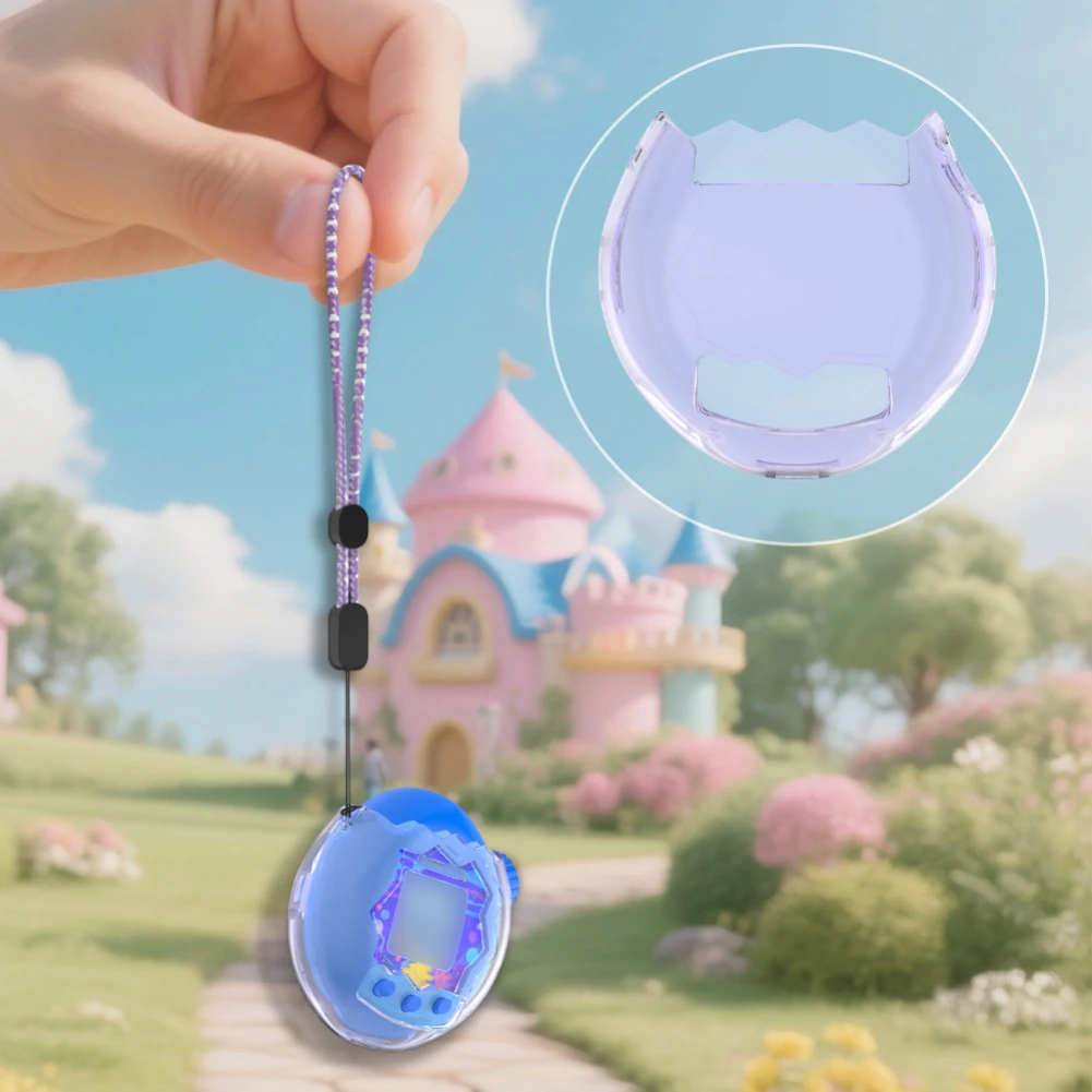 حافظة واقية متوافقة مع مادة Tamagotchi Paradise PC خفيفة الوزن مقاومة للخدش مع حبل قصير