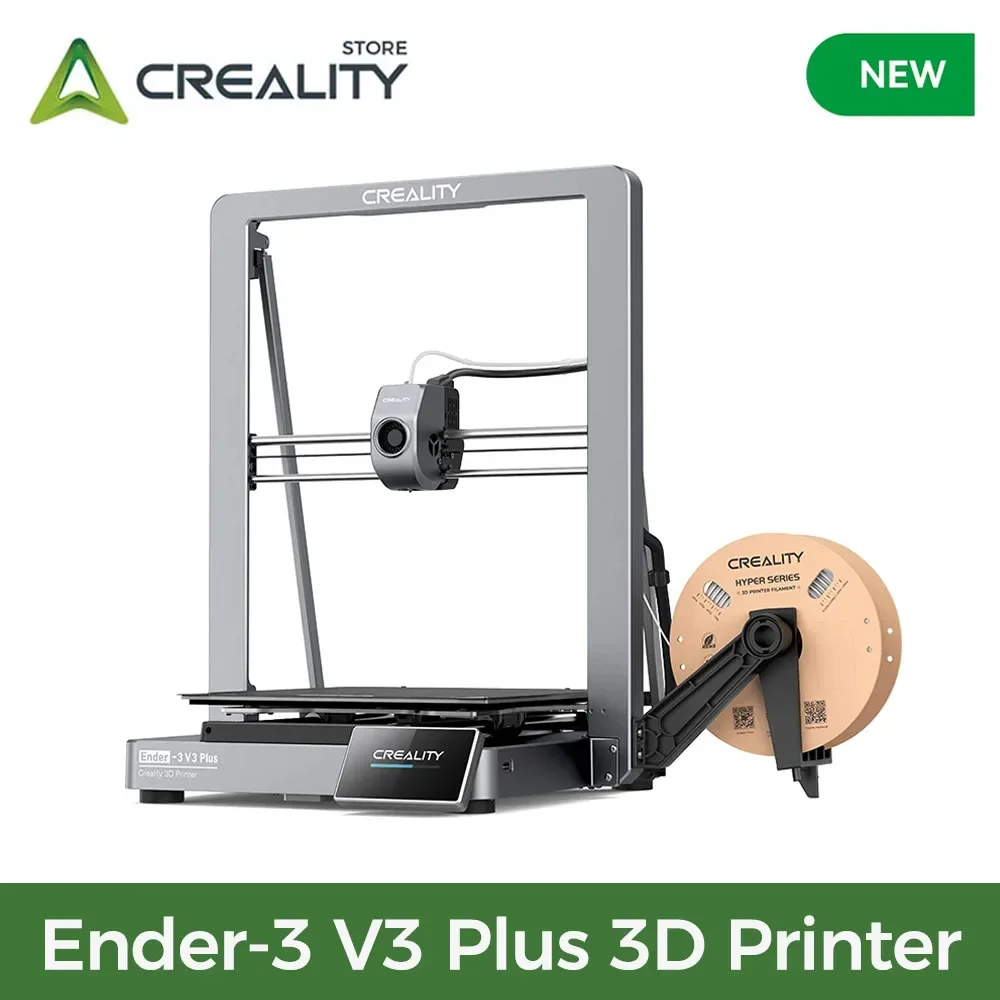 

Creality Ender-3 V3 Plus CoreXZ 3D Printer 300x300x300mm Build Volume Bigger Print Size 600mm/S Extruder Auto Load Filament