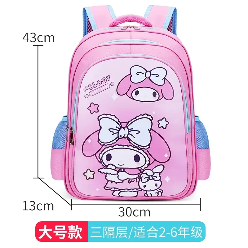 Sanrio Hallo Kitty neue Schult asche Student Mädchen Kindergarten Rucksack große Kapazität Schult asche Cartoon Umhängetasche Kuromi Handtasche