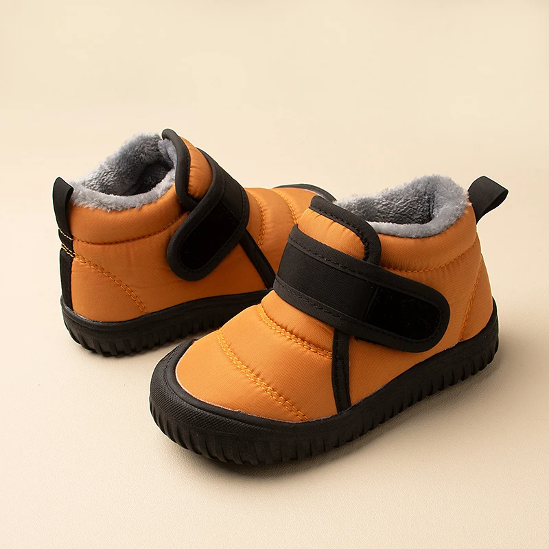 Winter Neue Kinder Outdoor Rutschfeste Wasserdichte Weiche Plüsch Langlebige Schneestiefel E8218 – Detail 7