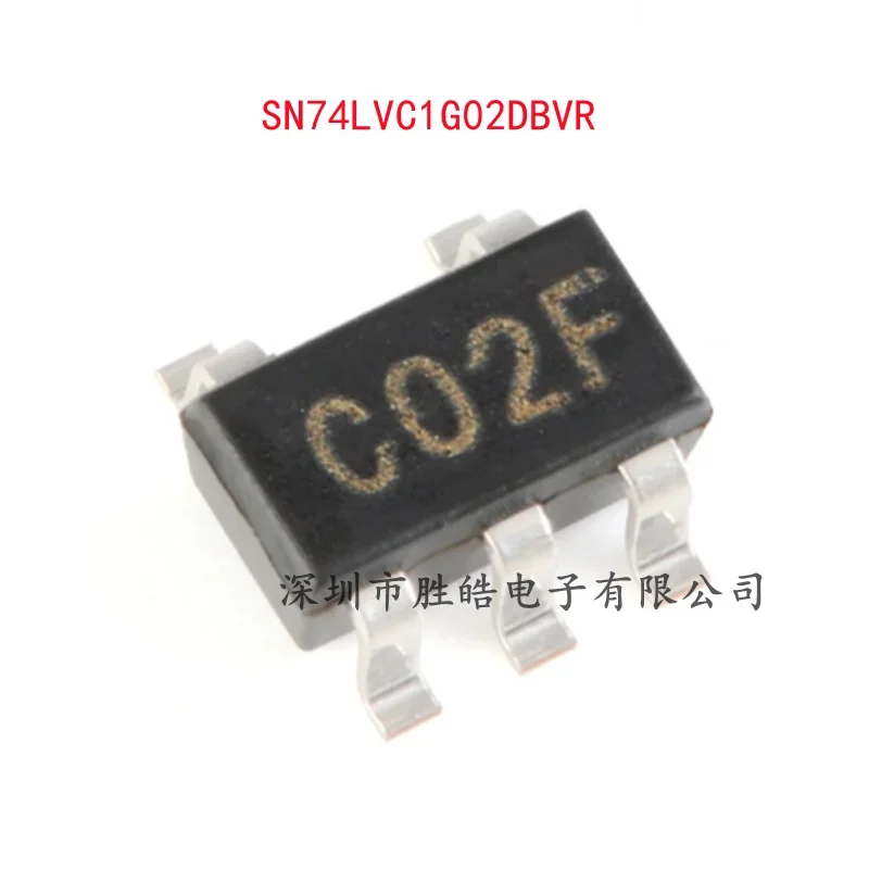 (10PCS)    NEW   SN74LVC1G02DBVR    74LVC1G02   Single 2-Input Positive or Non-Gate   Logic Chip  SOT-23-5    Integrated Circuit