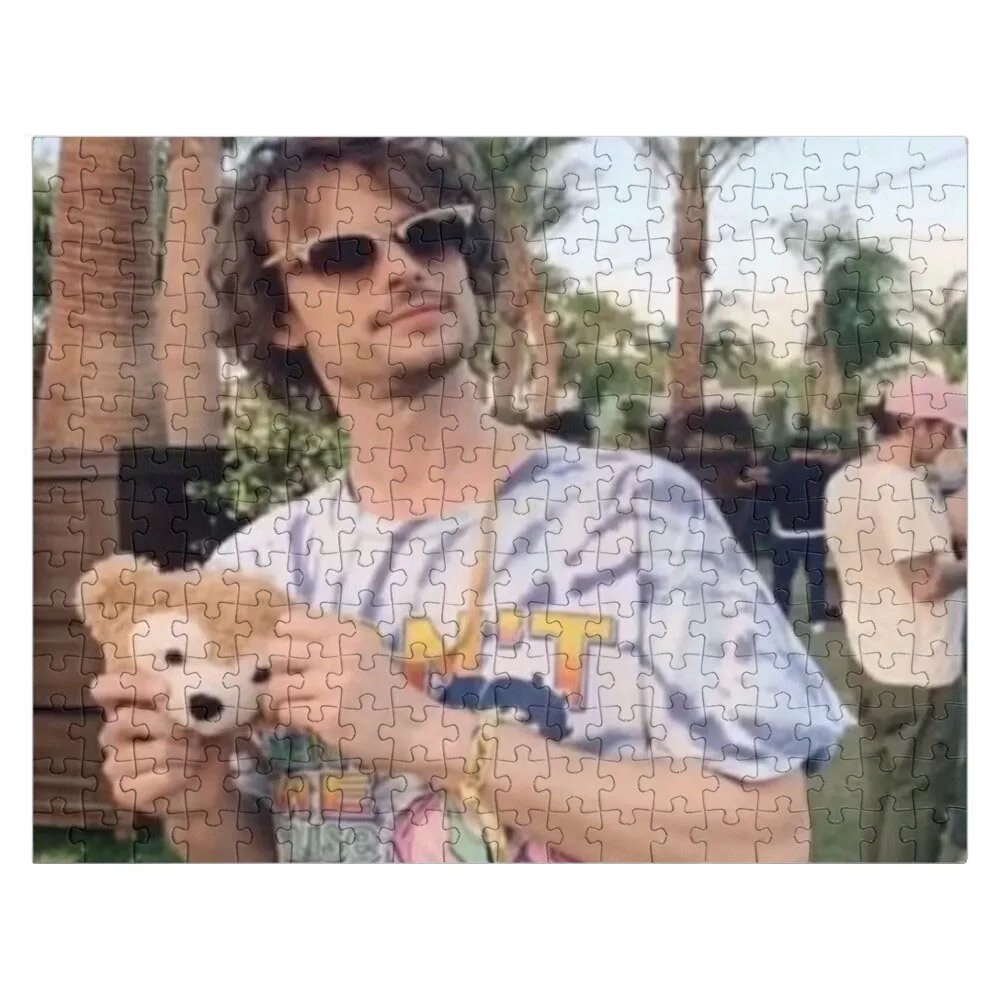 

Matthew Gray Gubler Bear Purse Jigsaw Puzzle Custom Wooden Gift Christmas Gifts Puzzle With Personalized Photo