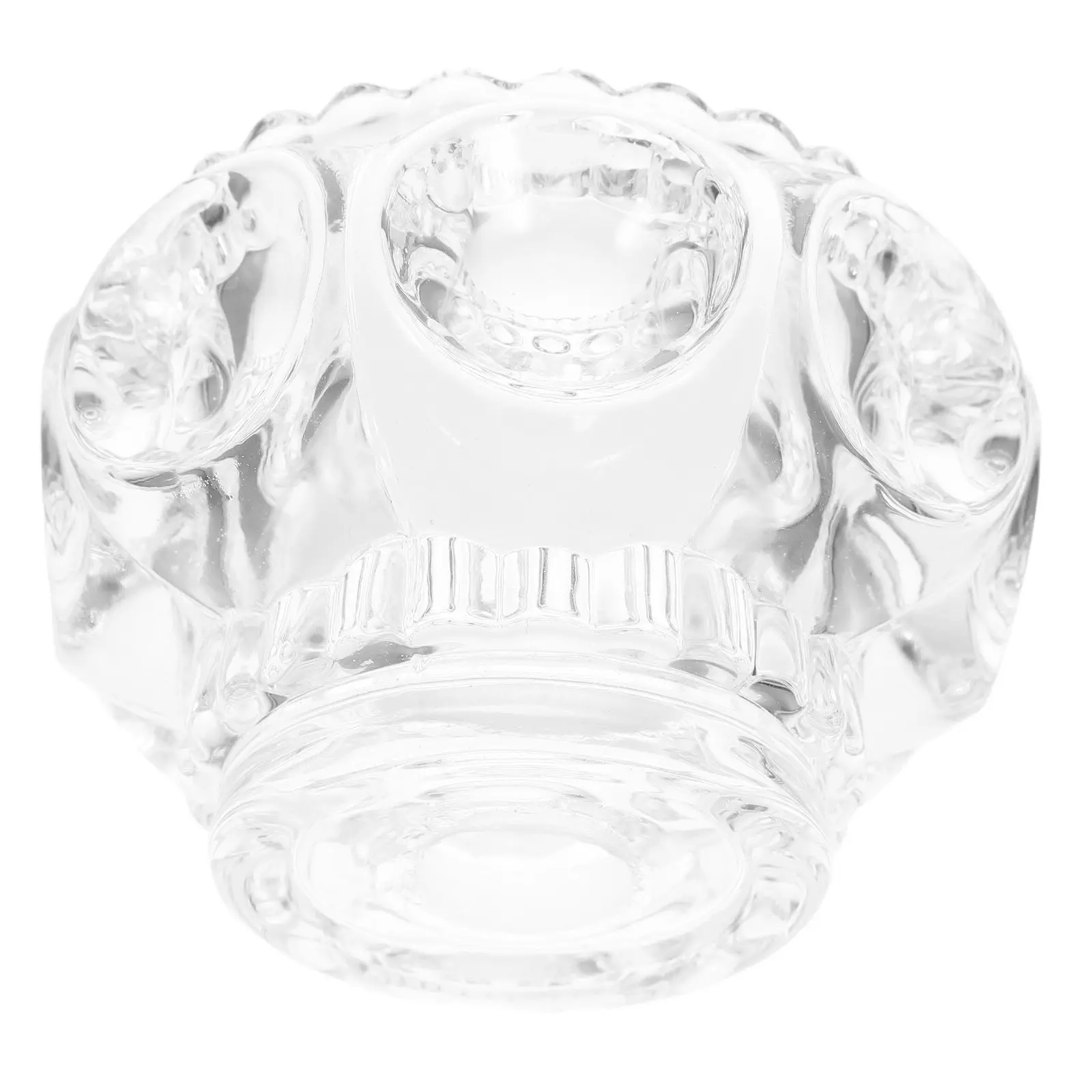 Clear Glass Globe Lamp Shade Replacement for Table Lamp Wall Sconce Chandelier Pendant Vanity Bathroom Ceiling Fan Decorative