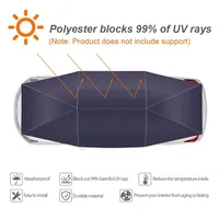 Car Roof Sun Umbrella Car Roof Cloth Dustproof And Uv Resistant Outdoor Waterproof Folded Portable Canopy Cover