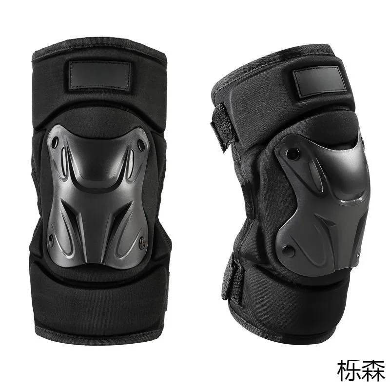 حماية الساق دراجة نارية حراس الركبة منصات السلامة لركوب الخيل والرجال والنساء الكبار ملابس رياضية في الهواء الطلق مادة مقاومة #1