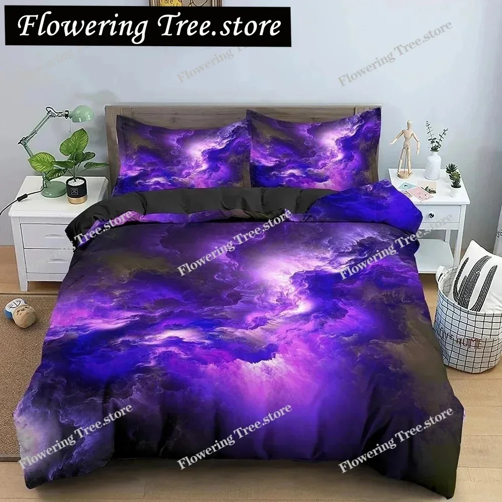 Geometric 3D Printed Bedding Set Soft Single King Queen Double Psychedelic 3D Abstract Duvet Cover Polyester Quilt Covers