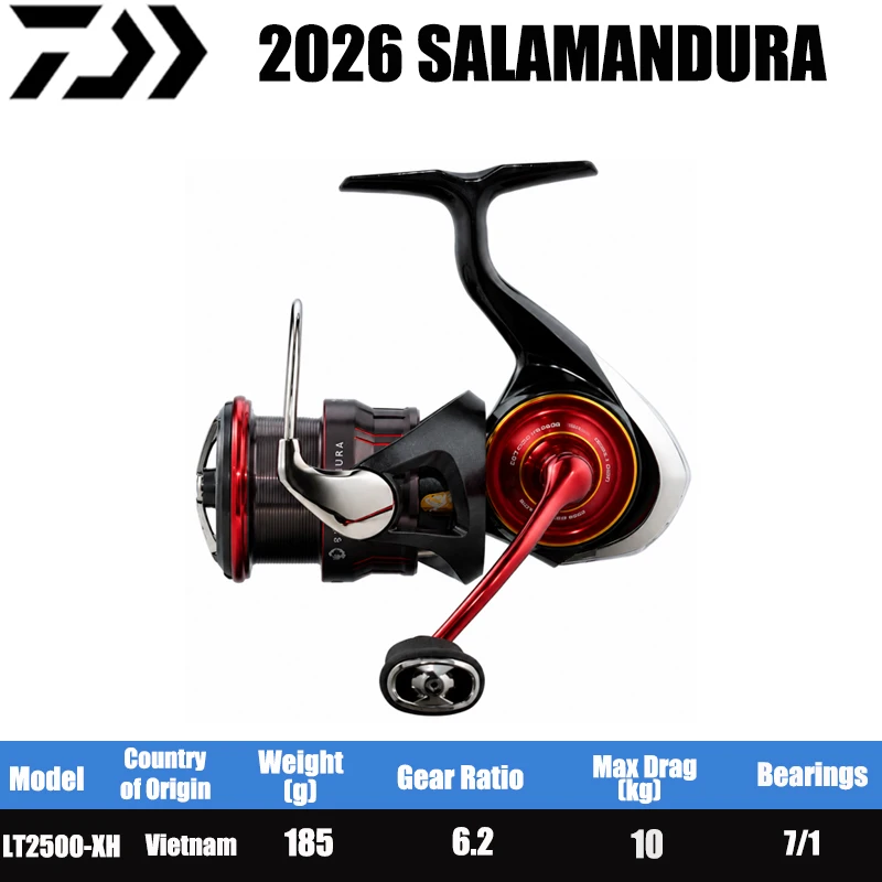 日本未発売モデル DAIWA SALAMANDURA DAIWA 2026 SALAMANDURA 2000 2500 3000 Fishing Spinning Reel