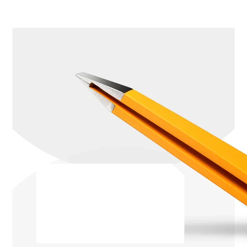 Pince à épiler sourcils colorée en acier inoxydable, outil de beauté pour l'épilation des poils fins, pinces biseautées pour sourcils, outils de maquillage