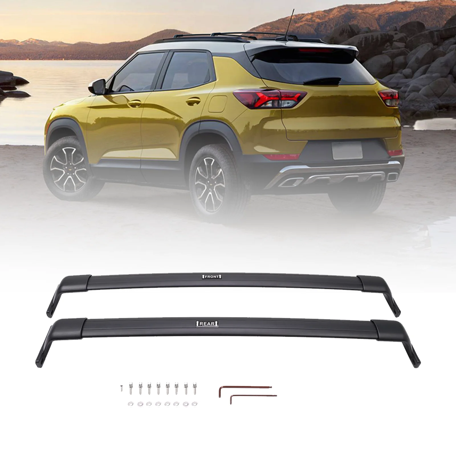 

Cross Bars Fit for Chevrolet Chevy Trailblazer 2021-2024 Roof Rack Crossbars Car