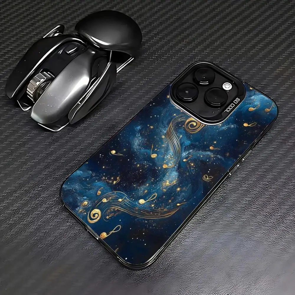 

Musical Note Creative Design phone case for iPhone 16 15 14 13 12 11 Pro/ Max/Plus shock-proof rear cover anti-fingerprint