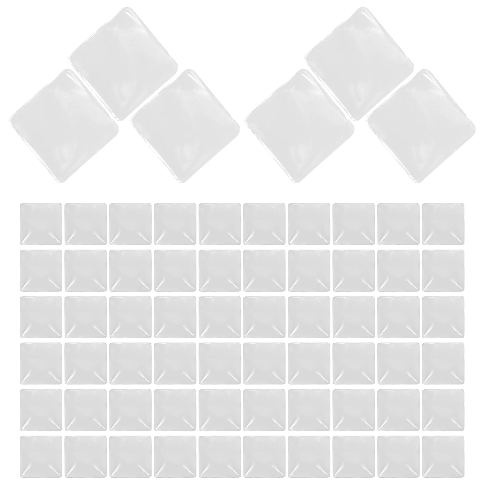 

100 Pcs for Nails Color Card Display Stand Acrylic Polish Shelves Manicure Tools Hearts Women's