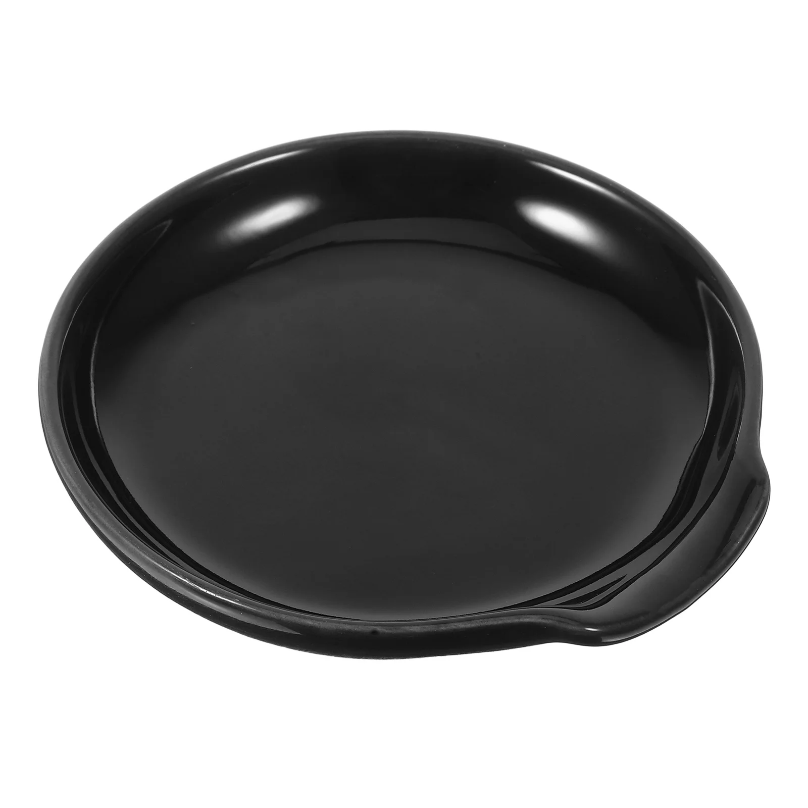 

Spoons Ceramic Ladle Rest Utensil Holder Cute Cooking Black Farmhouse Coffee Cradle