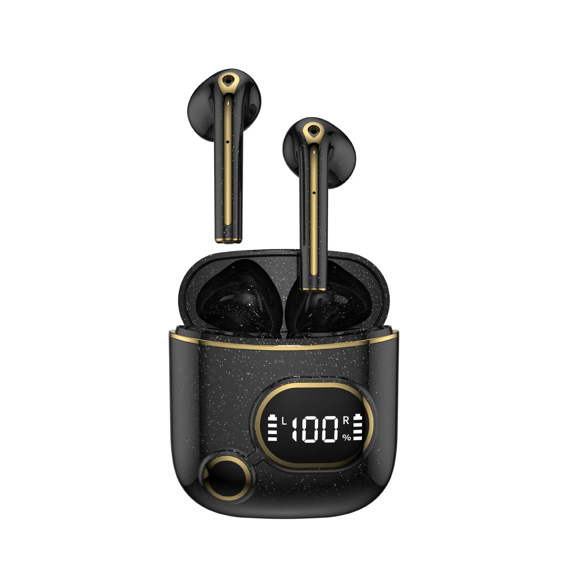 Popular X25 Private Model TWS Wireless Dual Ear Sports In Ear Touch Digital Display Stereo 5.2 Bluetooth Earphones