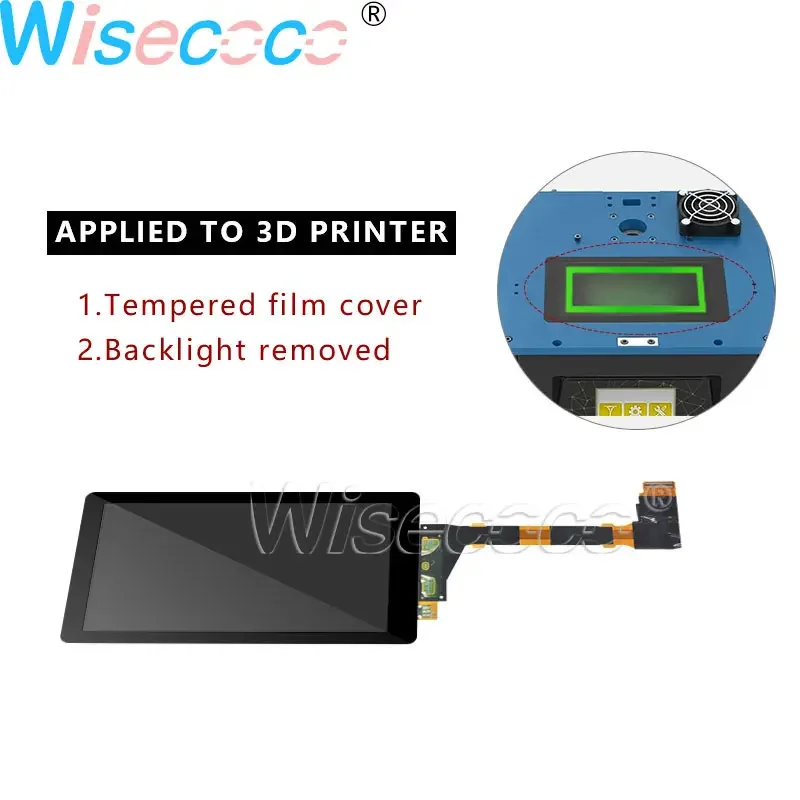 Imagem -04 - Tela Lcd Anycub 2k de 55 Polegadas para Kit de Acessórios de Impressora 3d Photon Display 2560 1440 Quad-hd