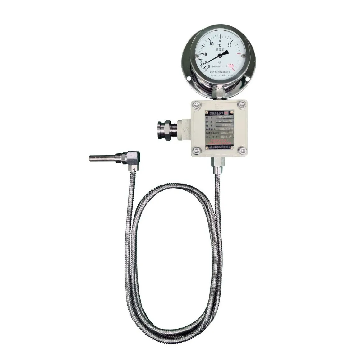 WTZd-285/2 dual explosion-proof temperature measuring instrument for bearing temperature measurement