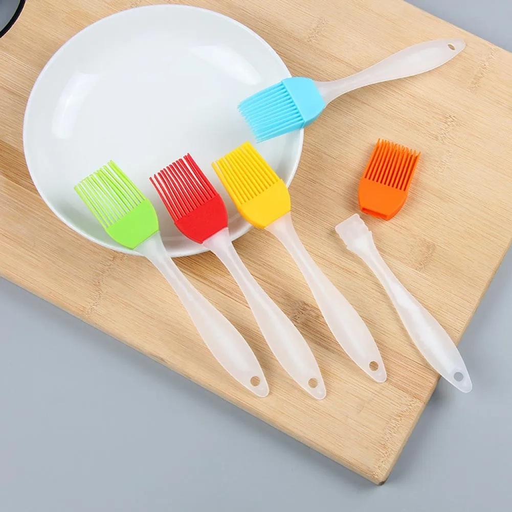 Silicone Oil Brushes Baking Bakeware Bread Cook Brushes Pastry BBQ Basting Brush Seasoning Oil Brushes Kitchen Bar Baking Tools