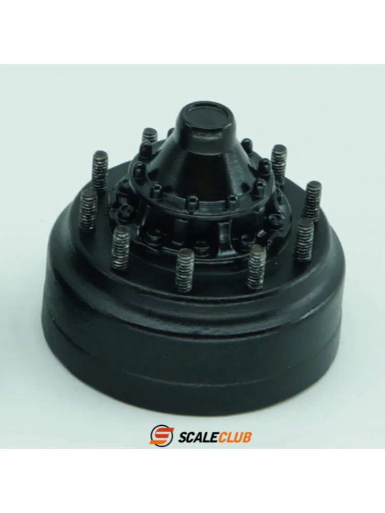 Scaleclub Tamiya 1/14 Simulation Metall Achse Kopfabdeckung Hinterradnabenbaugruppe