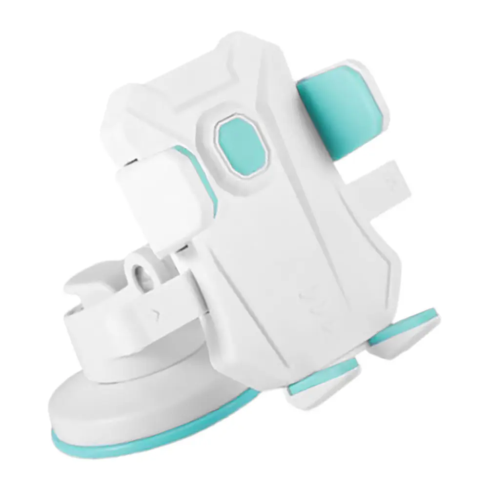 Premium ABS Phone Car Mount Suction Cup Dash Cam Holder Air Vent Clip for Smartphones Navigation Hands-Free Driving Safety
