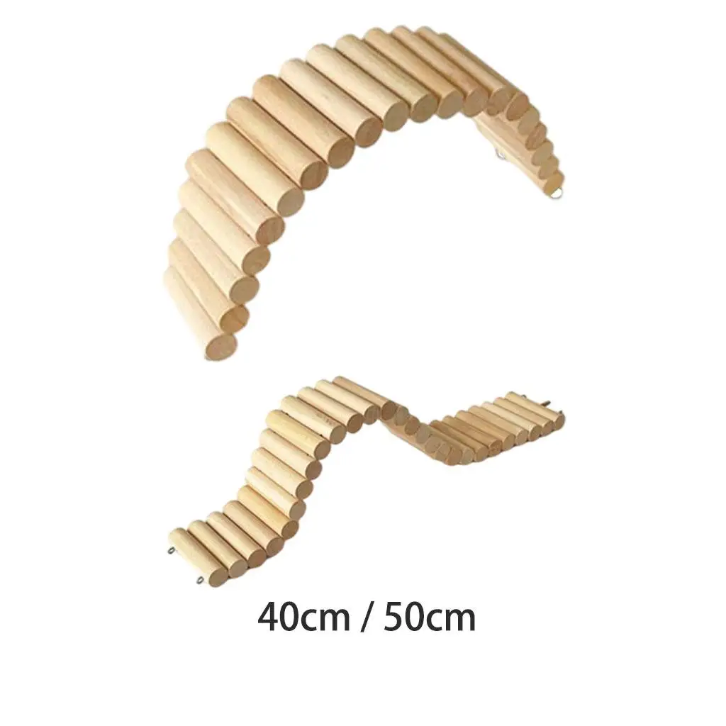 Wooden Pet Bird Hamster Climb Stair Gerbil Parrot Rat Toy