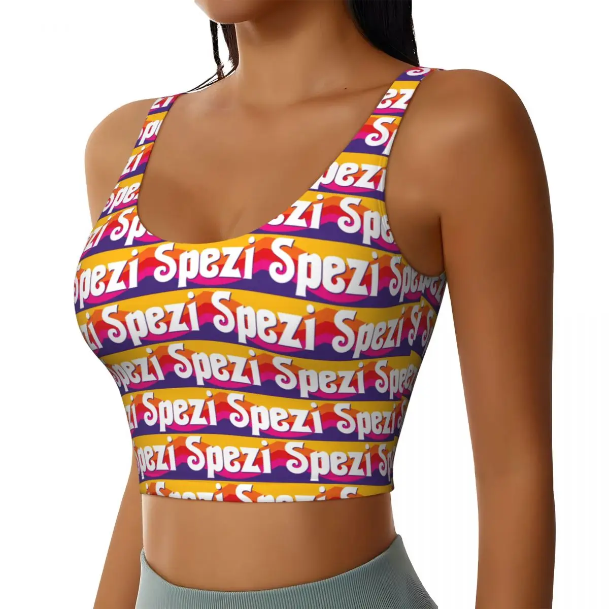 Custom Paulaners Spezis Munich Sports Bra Women High Impact Workout Yoga Crop Top