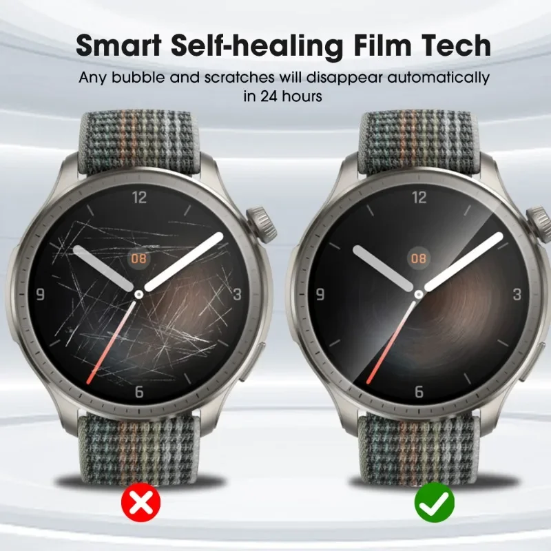 10-1Pcs Hydrogel Film for Amazfit Balance SmartWatch Screen Protector Soft TPU Anti-scratch Protective Film for Amazfit Balance