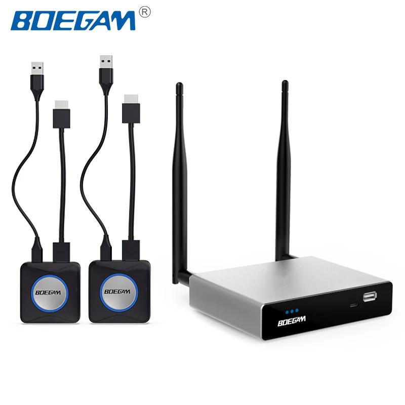 Best Quality Meeting Room Wireless Screen Sharing 4K Wireless Presentation System Kit For Conference Room