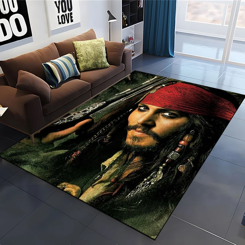 Pirates of the Caribbean Area Large Rugs Carpet for Living Room Kitchen Bedroom Sofa Home Decor Doormat Kids Floor Anti-slip Mat