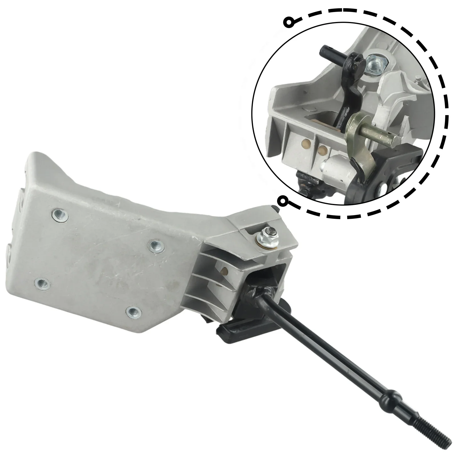 1pc Car T/M  Gear Shift Lever Silver Car Gear Shift Knob Accessories For Ssangyong ISTANA MB100 MB140 6612603339