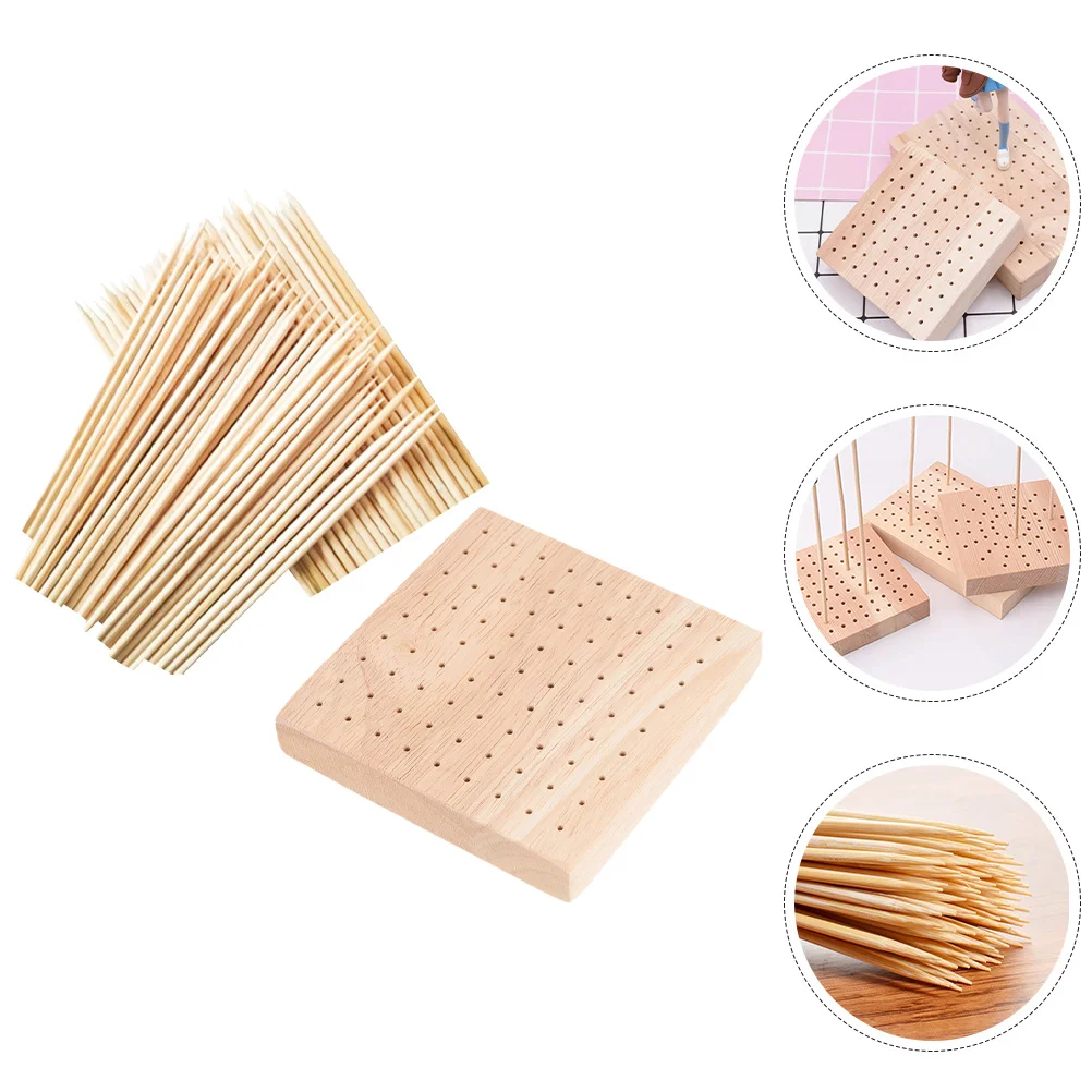 

1Set Wooden Insert Board Pottery Base Handicrafts Display Rack for Clay Figure Drying Clay Sculpture Organizer Shelf