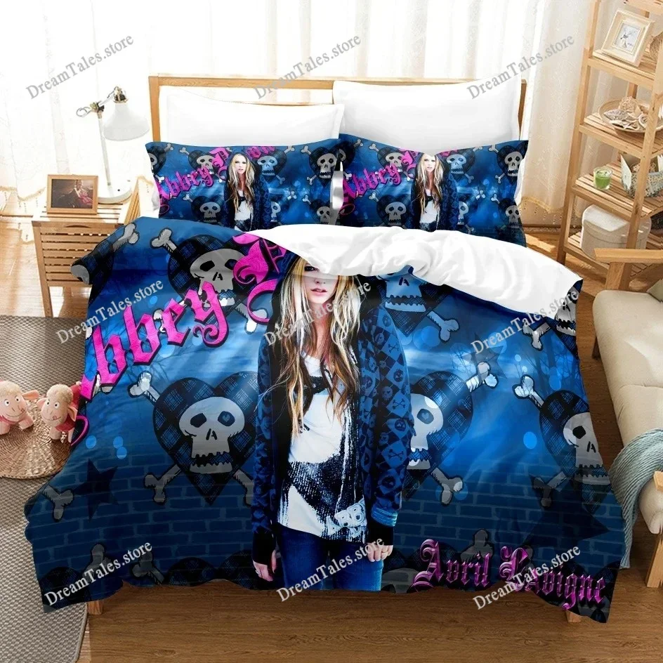 Avril Lavigne Bedding Set Duvet Cover 3d Bedding Fashion Design Decoration King Duvet Cover Set Double Bed Set Bedding Sets741