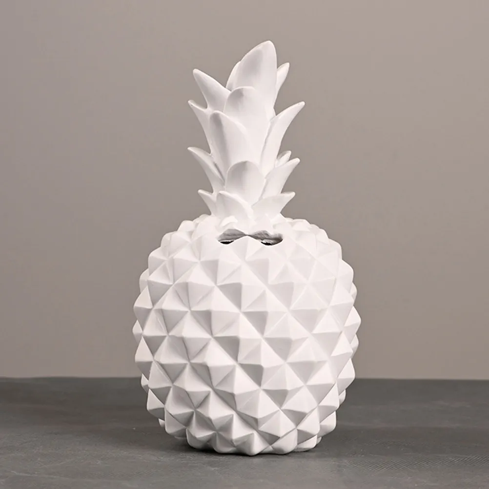 Adorable Pineapple Shaped Resin Coin Bank Fun Money Container for Savings Encouragement Home Decor Resin Bank