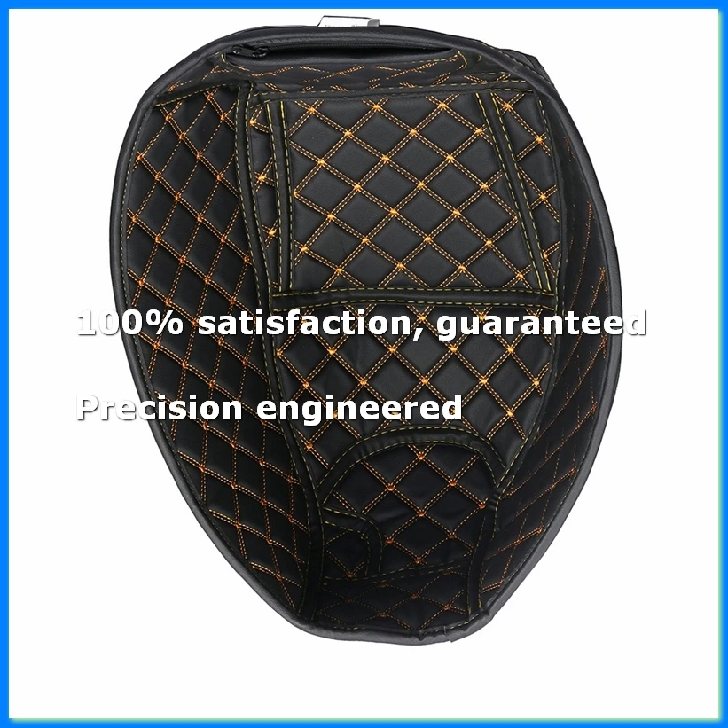 MOtorcycle PU Leather Rear Trunk Cargo Liner Protector Motorcycle Seat Bucket Pad for NMAX 155-FS